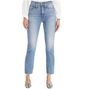 {Madewell} "The Perfect Vintage Jean in Ainsworth Wash" Slim Straight Leg Denim